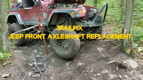 TJ Axle Shaft Replacement.