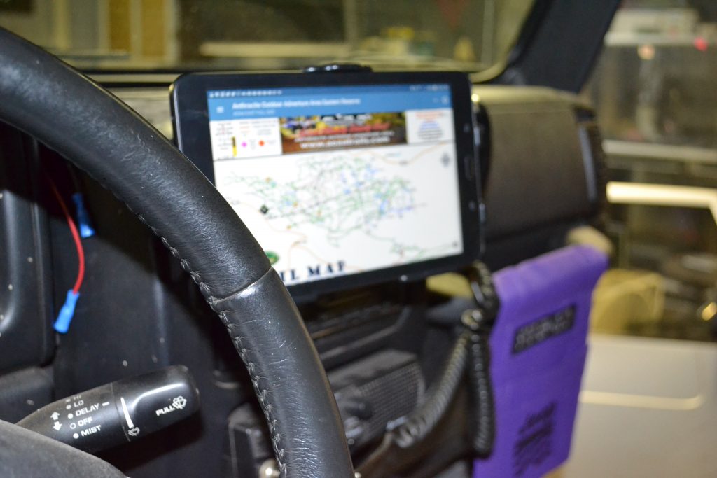 ProClip Tablet Mount in a 2005 LJ