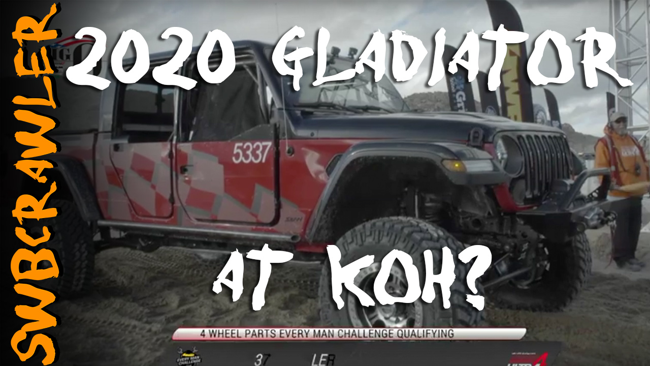 A “stock” 2020 Jeep Gladiator racing KoH?