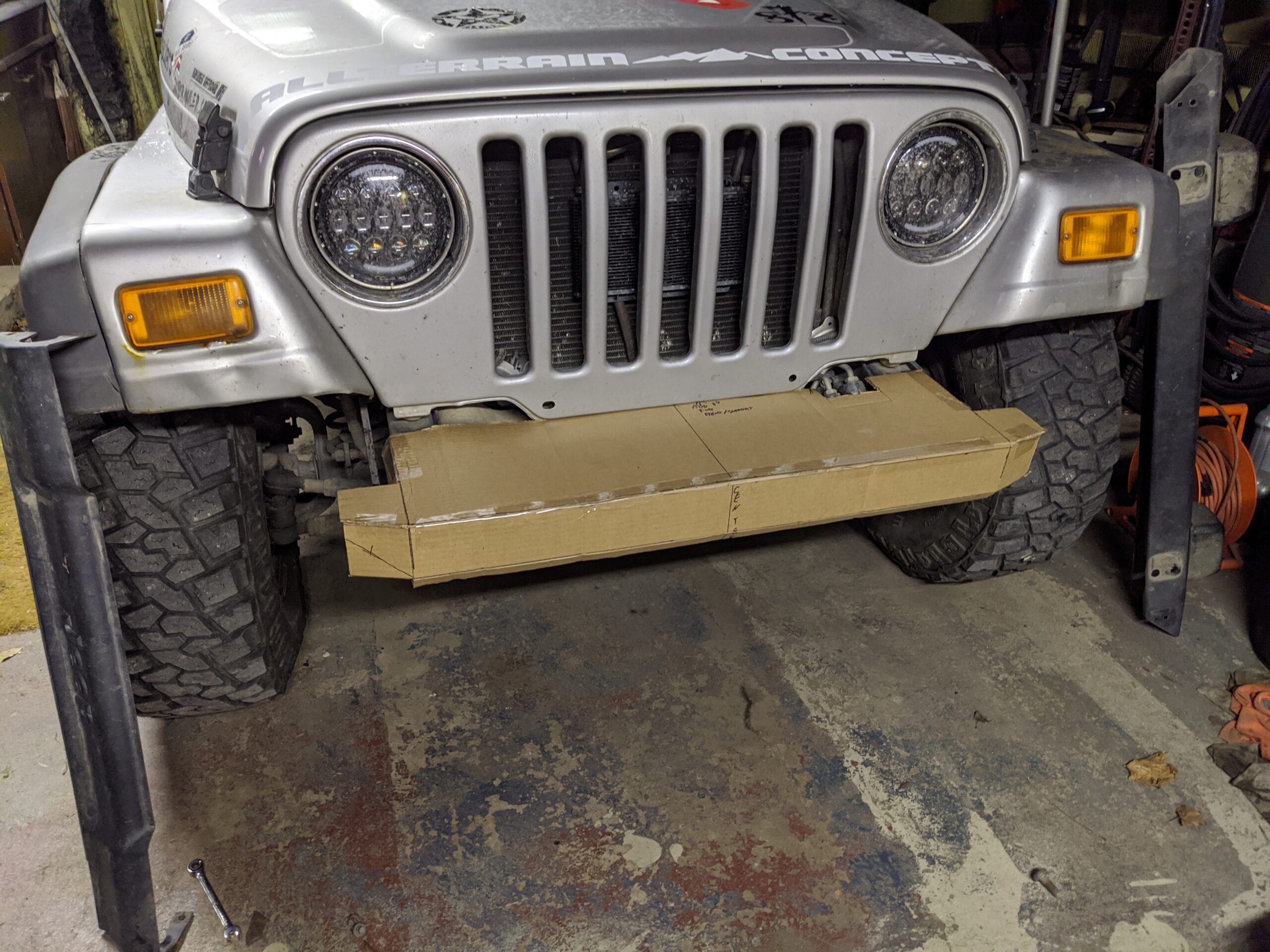 Bumper Fabrication Episode 1: Cardboard Aided Design