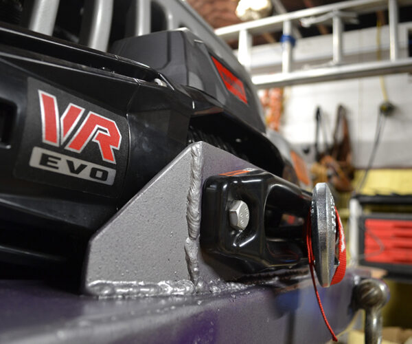 Modifying my bumper to hold a winch, and installing a Warn VR EVO 8s on my 2005 Jeep Wrangler LJ