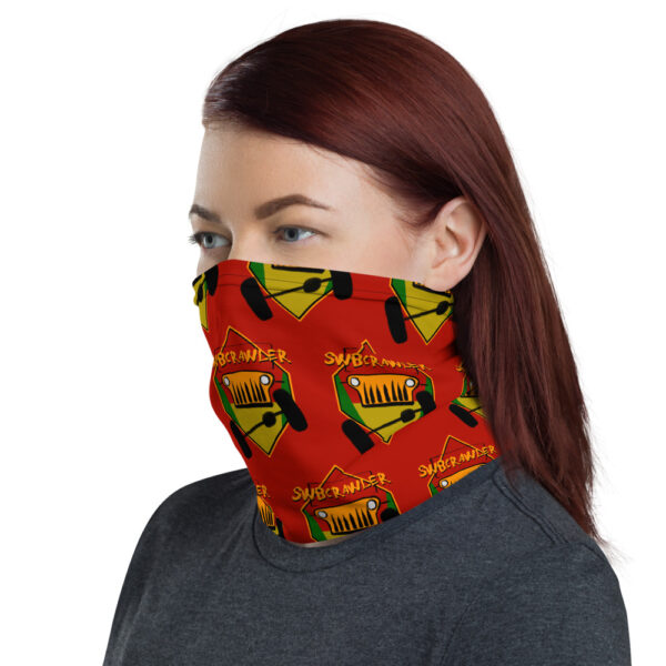 SWBCrawler Neck Gaiter in Red - Image 2