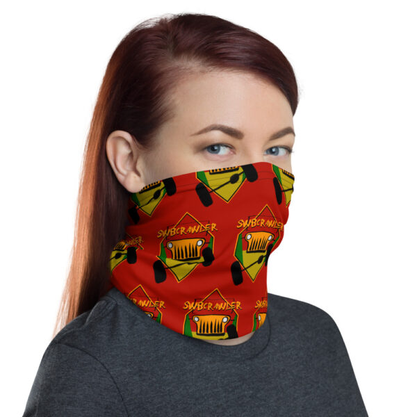 SWBCrawler Neck Gaiter in Red - Image 3