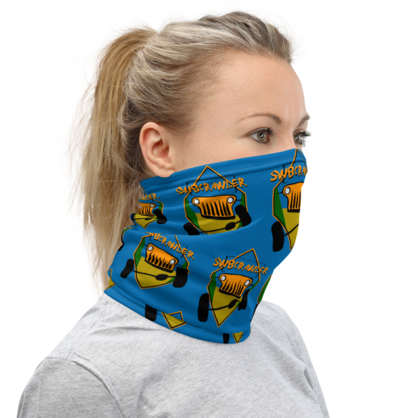 SWBCrawler Neck Gaiter in Blue - Image 2