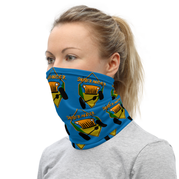 SWBCrawler Neck Gaiter in Blue - Image 3