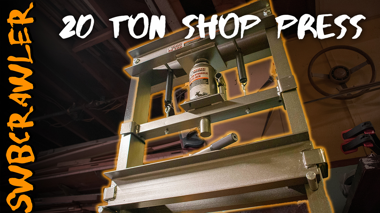 Unbox and setup of a Harbor Freight 20 Ton Shop Press