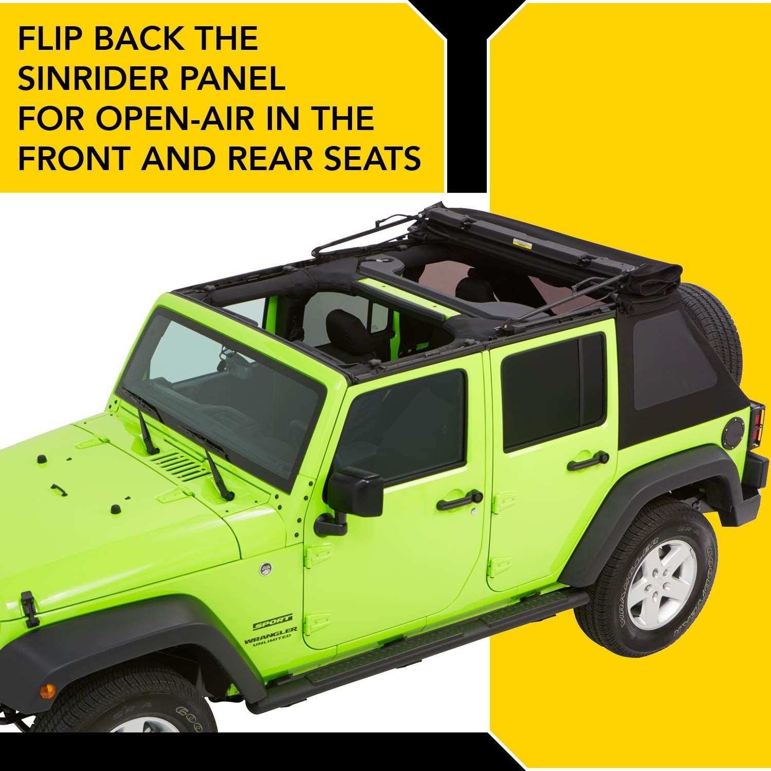 Bestop Trektop Glide for 08-18 Jeep Wrangler Unlimited (JKU) – SWBCrawler