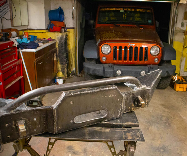 Home Made Jeep Bumper – Let’s sink a Warn M12000 between the frame rails of a 2014 Jeep Wrangler JKU