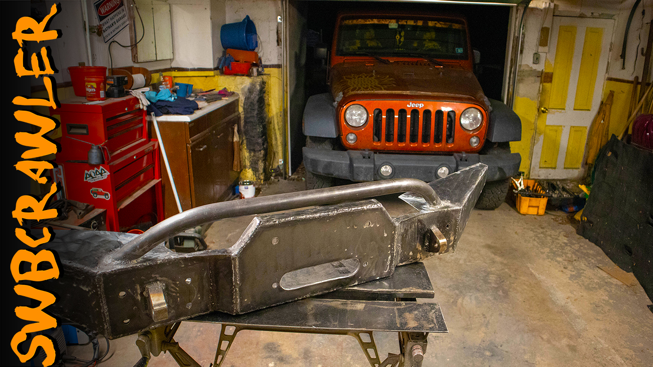 Home Made Jeep Bumper – Let’s sink a Warn M12000 between the frame rails of a 2014 Jeep Wrangler JKU