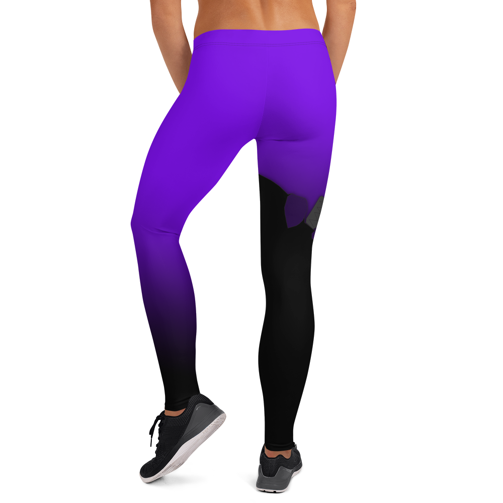 Jeep Girl on the Rocks Leggings Purple