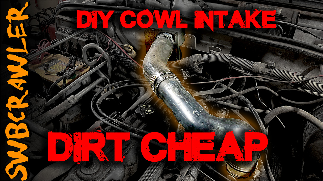 Building your own Cowl Induction system on a Jeep TJHow to Build Your Own Jeep TJ Cowl Intake for Less Than $100