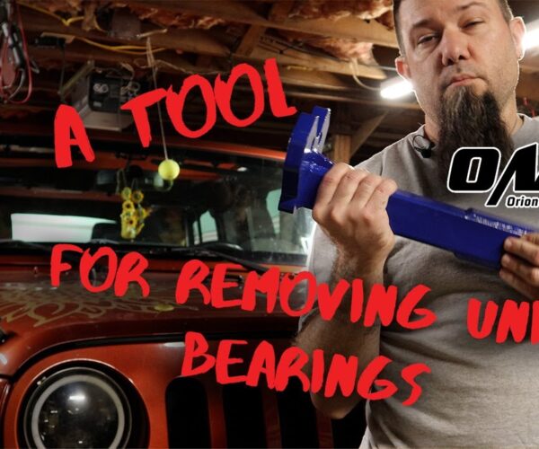 Need an easier way to remove unit bearings?