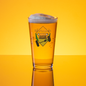 SWBCrawler Logo Shaker pint glass