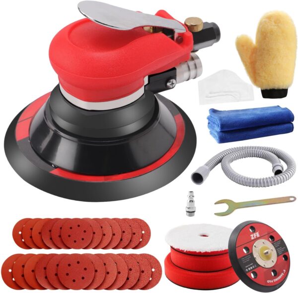 Random Orbital Sander 5" & 6" Pneumatic Palm Sander